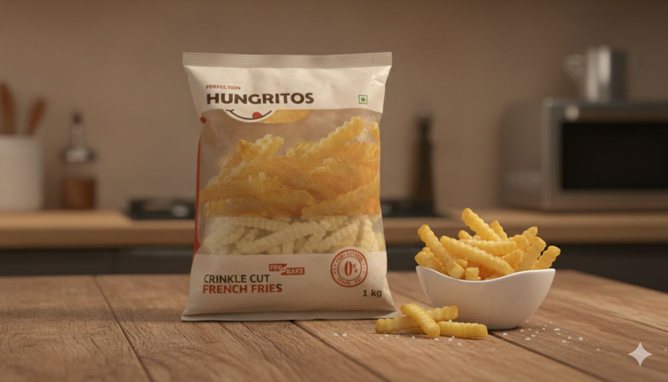 Crinkle Cut Hungritos - Ấn Độ Nguyên Bản.
